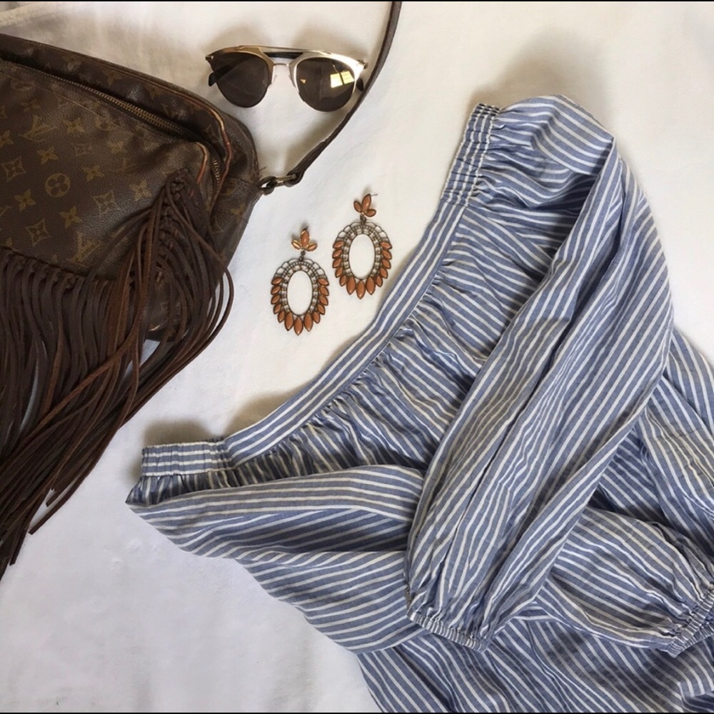 NWOT BCBGMAXAZRIA “ELLSIE” OFF THE SHOULDER TOP - Picture 3 of 4